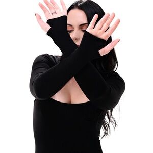 FOXBLOOD ribbed bolero